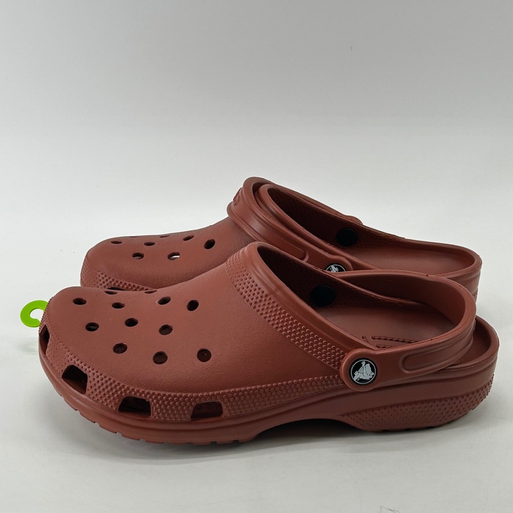 Crocs Classic Clog Unisex Men 8 Women 10 Mahogany Brown Slip On New With Tags